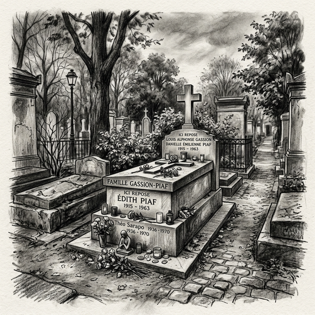 Tumba de Édith Piaf